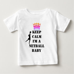 Beställnings- Netball för lugn för målskyttbeh T-shirt