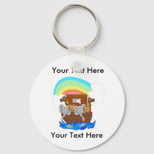 Beställnings- Noahs ark Keychain Nyckelring