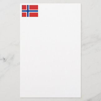 Beställnings- norsk flagga (Norske Flagg) Brevpapper