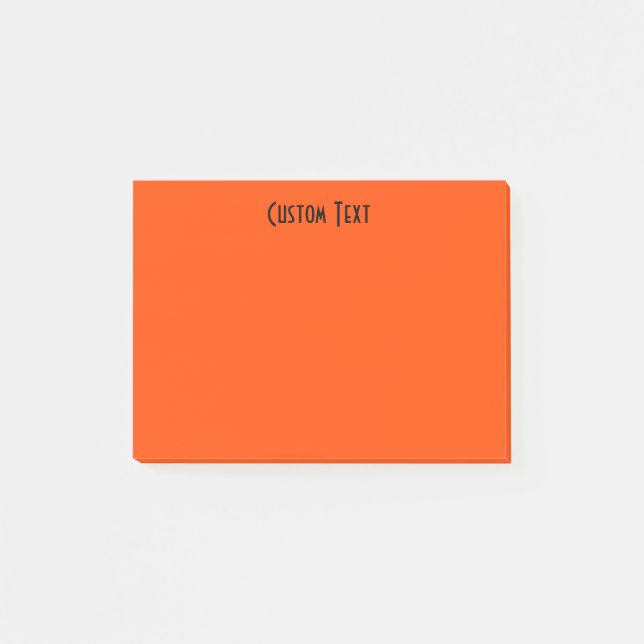 Beställnings- orange post-it block (Framsida)
