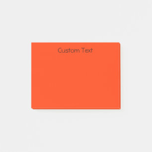 Beställnings- orange/rött post-it block