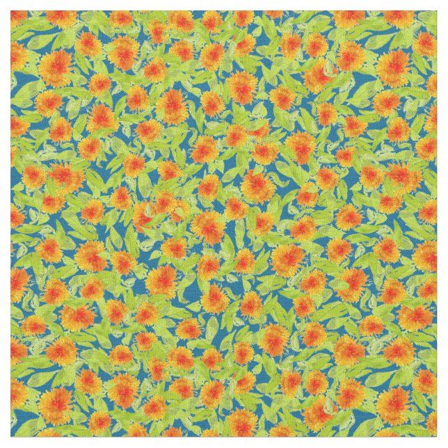 Beställnings- orange tyg för (Närbild)