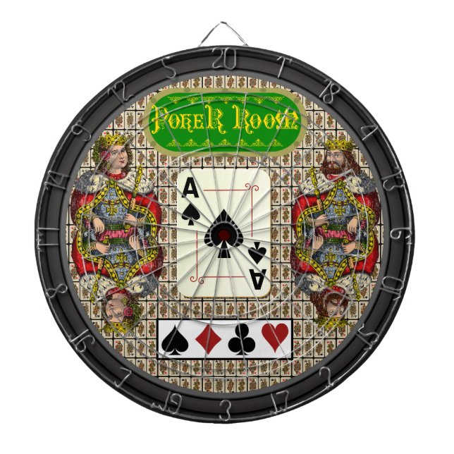 Beställnings- pokerrum piltavla (Framsidan)