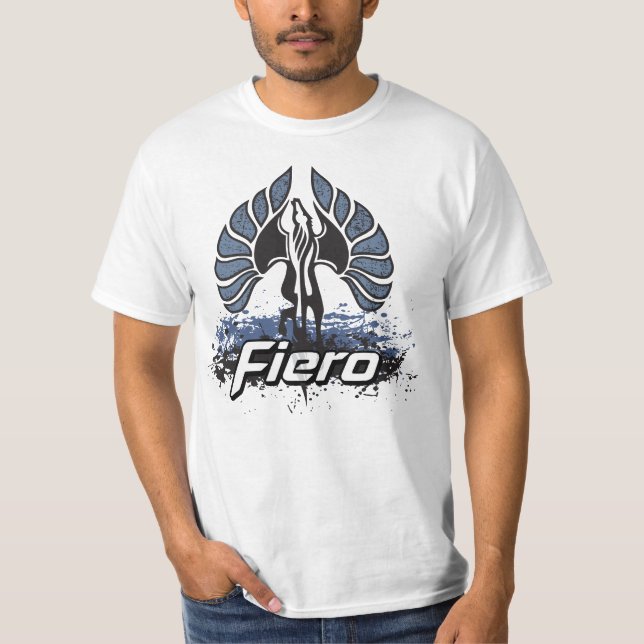 Beställnings- Pontiac Fiero t skjorta Tee Shirt (Framsida)