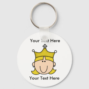 Beställnings- Princess Blondin Keychain Nyckelring