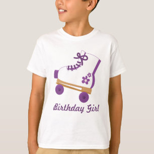 Beställnings- purpurfärgad flicka för tee shirt