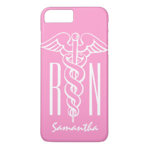 Beställnings- rosa caduceus för RN-legitimerad