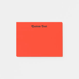 Beställnings- rött/orange post-it block