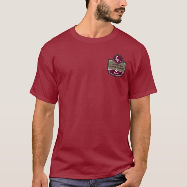Beställnings- Scorpionrancht-skjorta Tee Shirt (Framsida)
