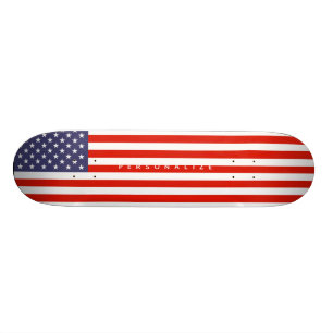 Beställnings- skateboarddäck för patriotisk mini skateboard bräda 18,5 cm