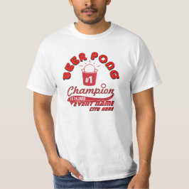 Beställnings- skjorta för utmärkelse för ölPong Tee Shirt