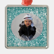 Beställnings- Snowflakeprydnad