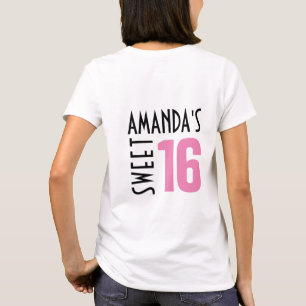 Beställnings- sötsak 16 favör för party för t shirt