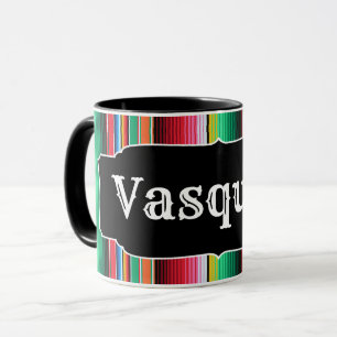 Beställnings- spansk Serape mexicansk Mugg