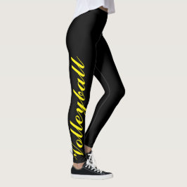 beställnings- sportvolleybollkvinnor, för flickor leggings