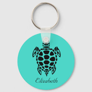 Beställnings- stam- havssköldpaddaturkos nyckelring