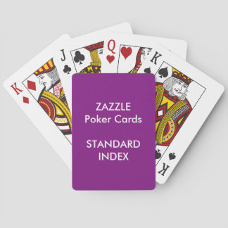 Beställnings- STANDARD INDEXpoker som leker kort Spel Kort