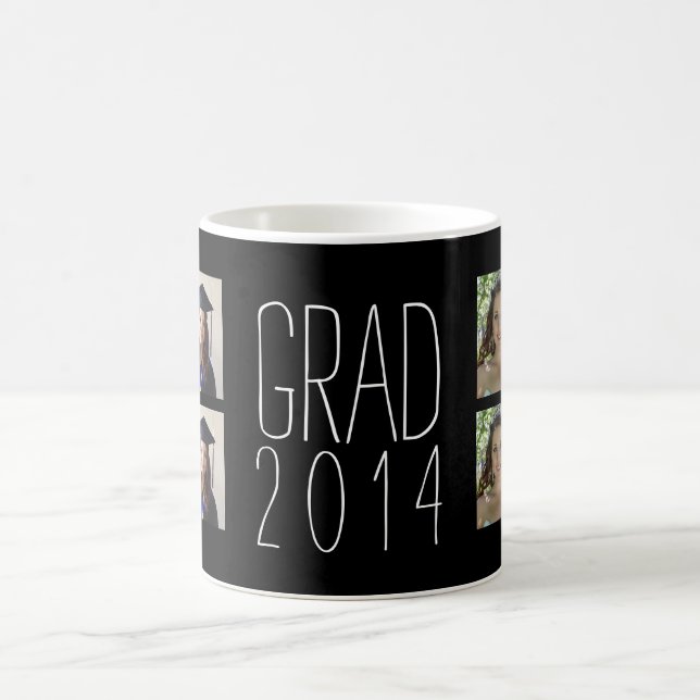Beställnings- studentenmugg med 8 akademikra foto kaffemugg (Center)
