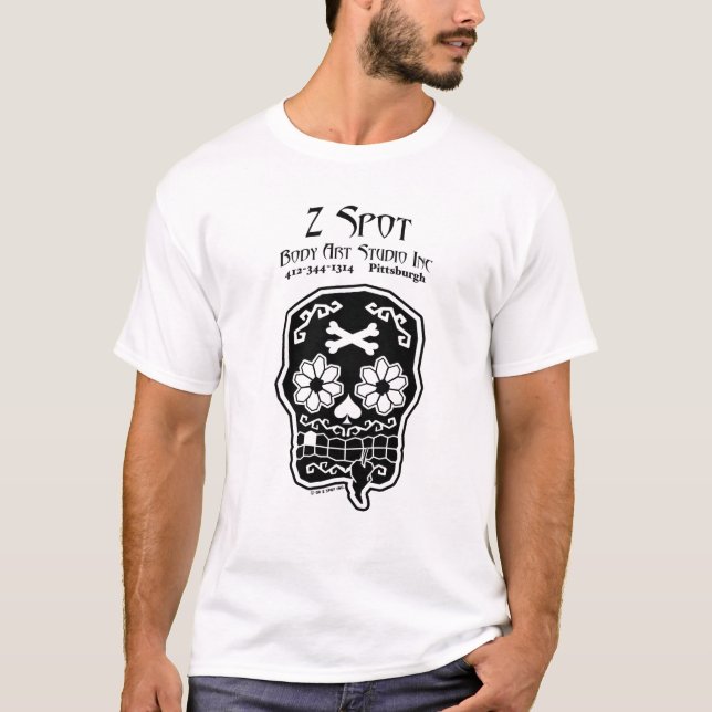 Beställnings- tank för z-fläckday of the dead! tee (Framsida)
