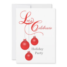 Beställnings- temainbjudan för elegant julfest