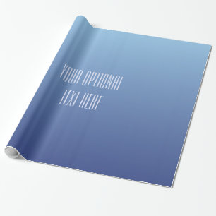 Beställnings- text för blåttlutning som slår i presentpapper
