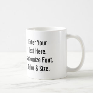Beställnings- text kaffemugg