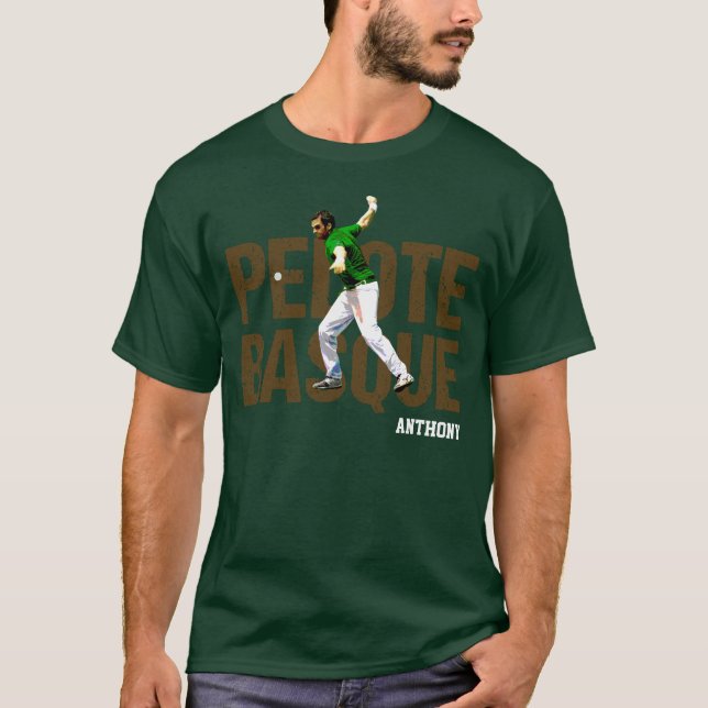 Beställnings- text, Pelote bask/PelotaVasca T Shirt (Framsida)