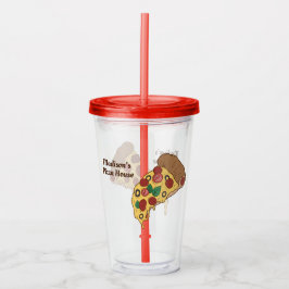 Beställnings- textPizza skivar tumblers Take Away Mugg