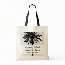 Beställnings- tote bags för bröllop för