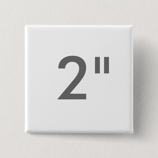 Beställnings- tryck 2" kvadrerar knäppas den tomma knapp (Framsida)