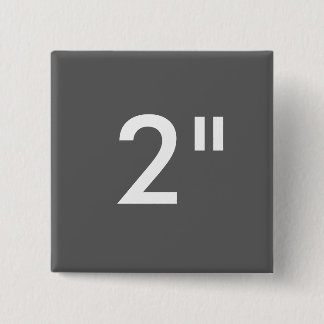 Beställnings- tryck 2" kvadrerar knäppas tomma knapp