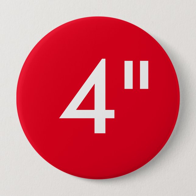Beställnings- tryck 4" den enorma rundan knäppas knapp (Framsida)