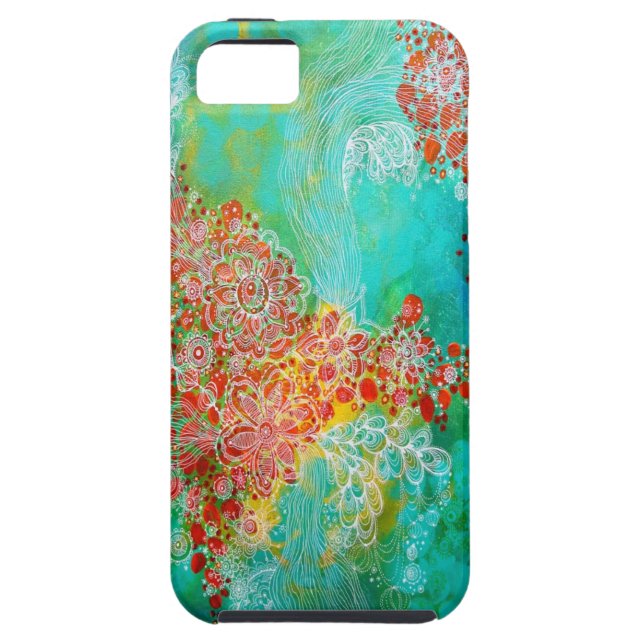 Beställnings- TUFFfodral för iphone 5 - viskning Case-Mate iPhone Skal (Baksidan)