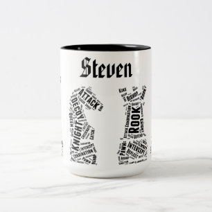 Beställnings- typografi för mugg för entusiast