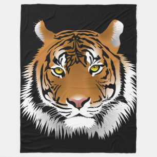 Beställnings- ullfilt för tiger som är stor fleecefilt