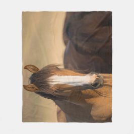 Beställnings- ullfilt, medel - rådjurshagel fleecefilt