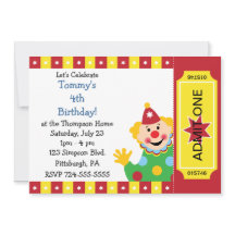 Beställnings- ungeclownfödelsedagsfest