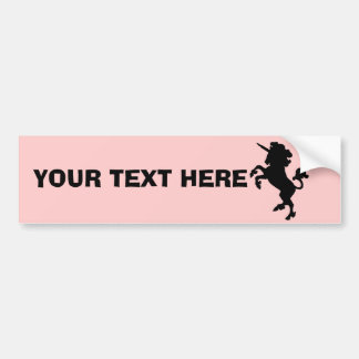 Beställnings- Unicornbildekal Bildekal