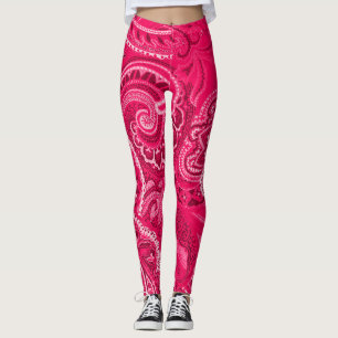 Beställnings- unik Retro byxor för rosa Paisley