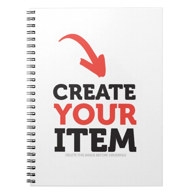 Beställnings- upload för CREATE-YOUR-OWN DIY din Anteckningsbok Med Spiral (Framsidan)