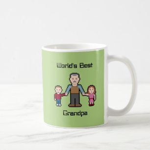 Beställnings- världs bäst morfar kaffemugg