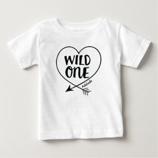 Beställnings- vild en första födelsedag t shirt