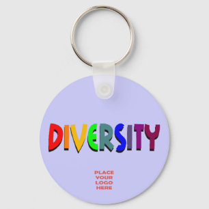 Beställnings- vintergröna Keychain för mångfal Nyckelring