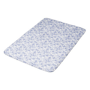 Beställnings- vintergrönablått på dekorativ badrumsmatta