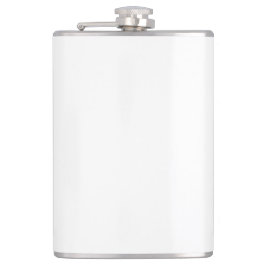 Beställnings- vinyl slågen in flaska - 6oz. fickplunta