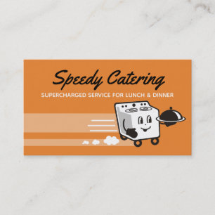 Beställnings- visitkort för catering för