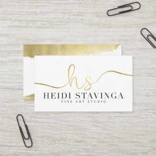 Beställnings- visitkortar: Heidi Stavinga Visitkort