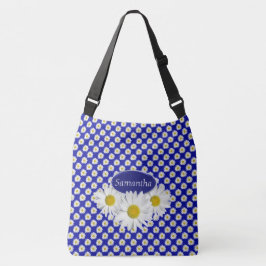 Beställnings- vitShasta daisy Axelväska