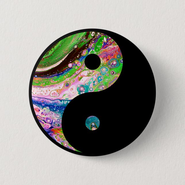 Beställnings- Ying/Yang Knapp (Framsida)
