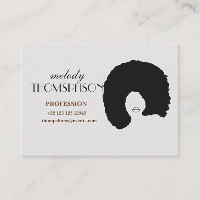 Beställnings- yrkesmässigt kort (Framsida)